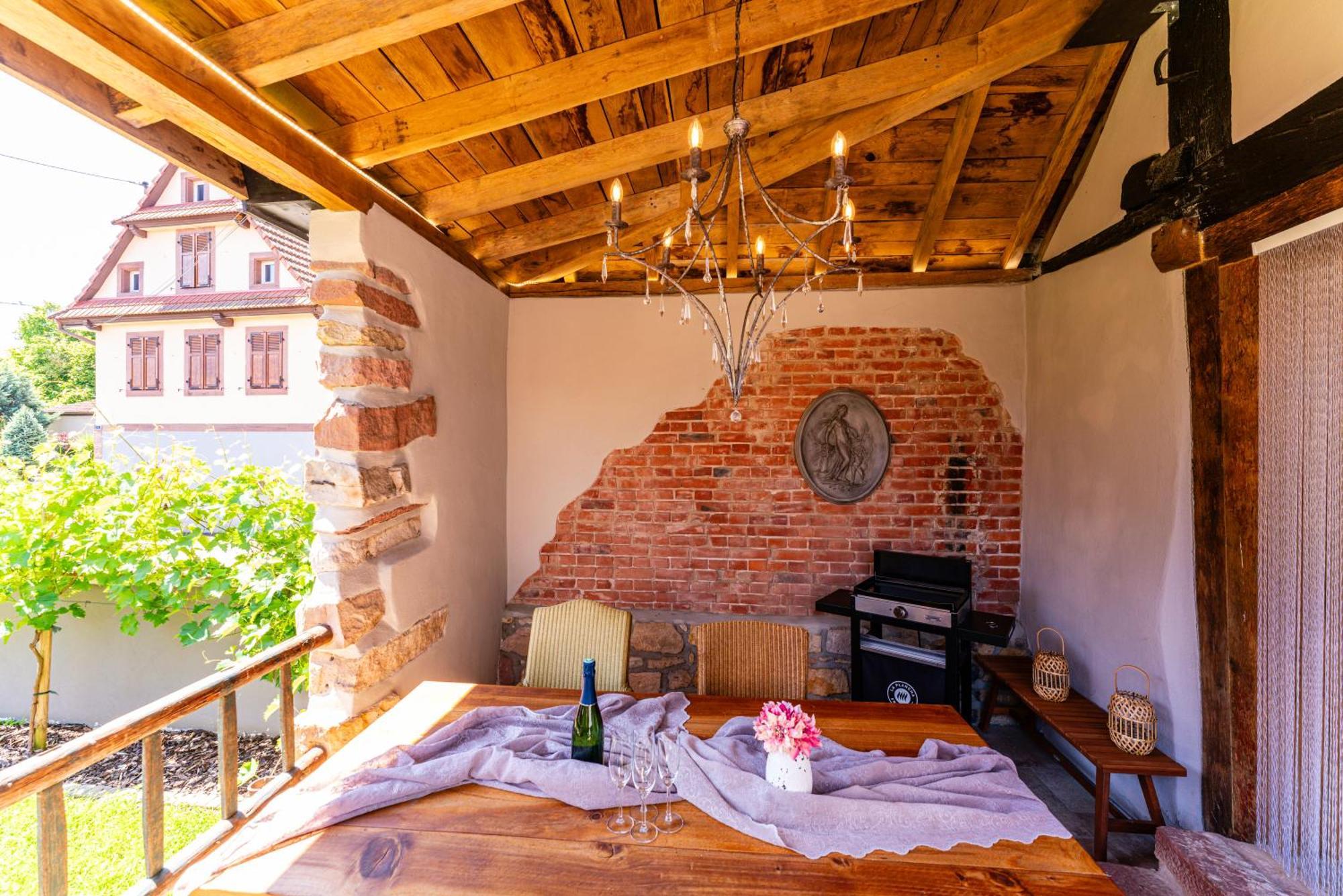 Maison 1775 Ferien Im Historischen Bauernhaus Mit Sauna, Wissembourg, Elsass Villa Ingolsheim Eksteriør billede